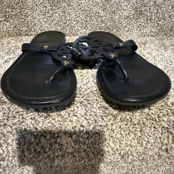 Tory Burch black Leather Sandals - Picture 4 of 5